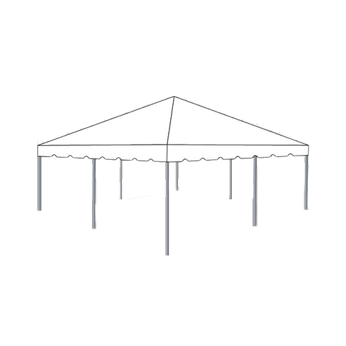 20' x 20' Frame Tent - White — Box K Events